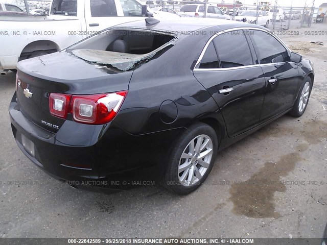 1G11F5SLXFF244129 - 2015 CHEVROLET MALIBU LTZ 黑色 照片 4