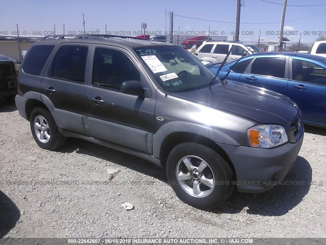 4F2YZ02Z56KM08513 - 2006 MAZDA TRIBUTE I BLACK photo 1