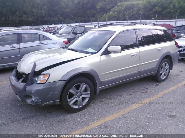 4S4BP86CX54361171 - 2005 SUBARU LEGACY OUTBACK H6 R LL BEAN SILVER photo 2