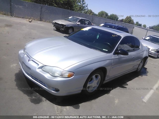 2G1WX15K219149421 - 2001 CHEVROLET MONTE CARLO SS 银色 照片 2