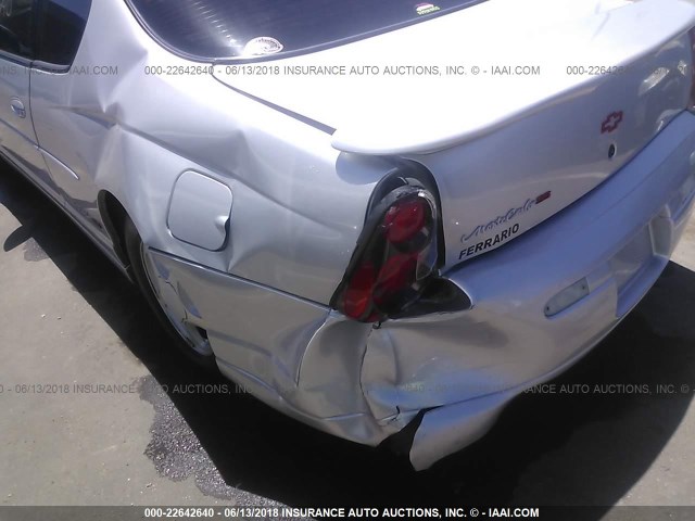 2G1WX15K219149421 - 2001 CHEVROLET MONTE CARLO SS 银色 照片 6