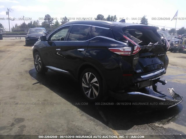 5N1AZ2MG9JN116858 - 2018 NISSAN MURANO S/SL/SV/PLATINUM BLACK photo 3