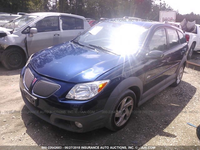 5Y2SL65816Z437351 - 2006 PONTIAC VIBE BLUE photo 2