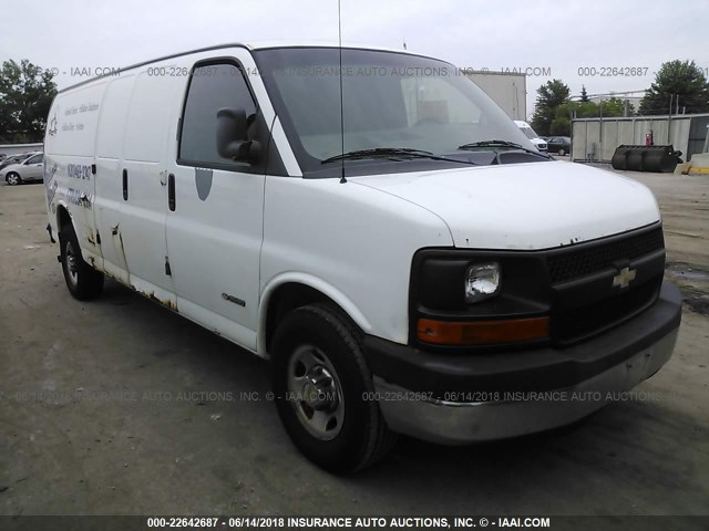 1GCHG39U141185889 - 2004 CHEVROLET EXPRESS G3500  WHITE photo 1