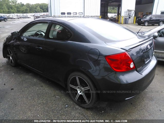 JTKDE177050025332 - 2005 TOYOTA SCION TC 灰色 照片 3