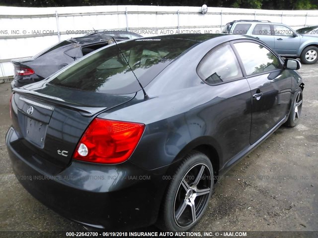 JTKDE177050025332 - 2005 TOYOTA SCION TC 灰色 照片 4
