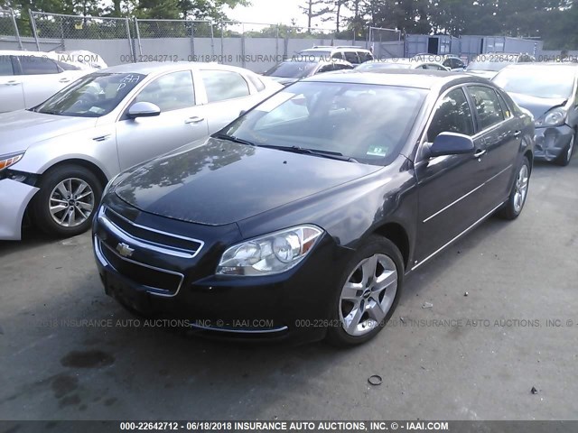 1G1ZC5EB2AF129645 - 2010 CHEVROLET MALIBU 1LT 黑色 照片 2