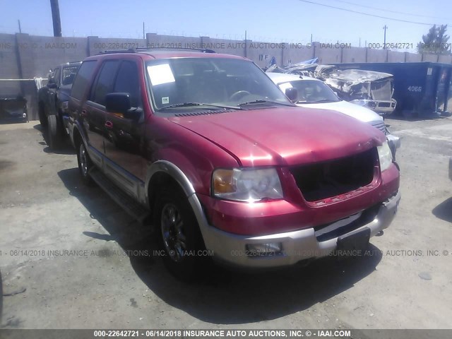 1FMFU18L83LC37515 - 2003 FORD EXPEDITION EDDIE BAUER RED photo 1