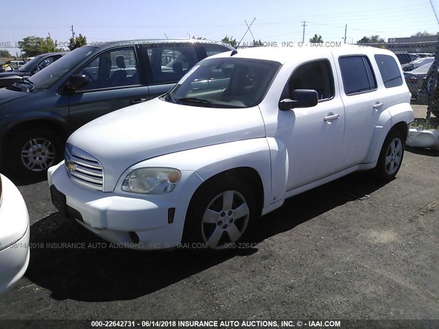 3GNDA13D27S613850 - 2007 CHEVROLET HHR LS WHITE photo 2
