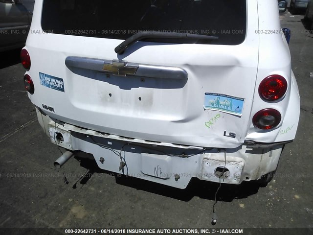 3GNDA13D27S613850 - 2007 CHEVROLET HHR LS WHITE photo 6