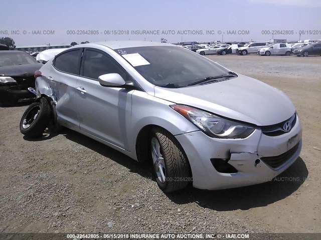 5NPDH4AE6DH358997 - 2013 HYUNDAI ELANTRA GLS/LIMITED SILVER photo 1