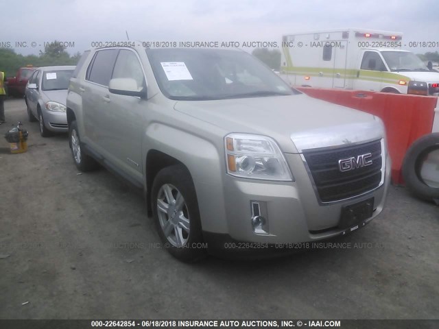 2GKFLVEK7F6146814 - 2015 GMC TERRAIN SLE GOLD photo 1