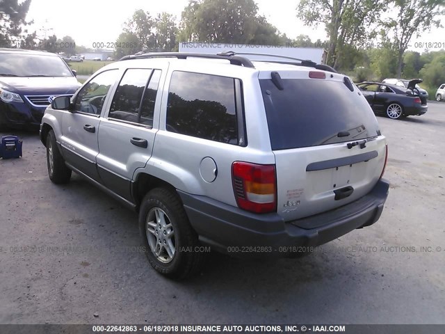 1J4GW48S24C302043 - 2004 JEEP GRAND CHEROKEE LAREDO/COLUMBIA/FREEDOM 银色 照片 3