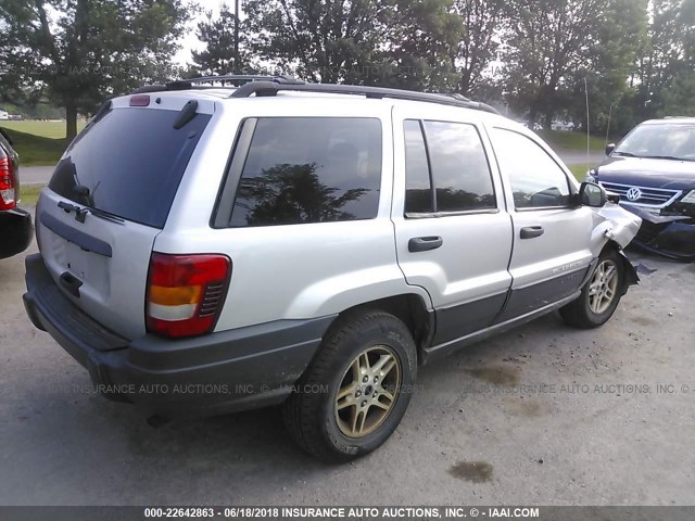 1J4GW48S24C302043 - 2004 JEEP GRAND CHEROKEE LAREDO/COLUMBIA/FREEDOM 银色 照片 4