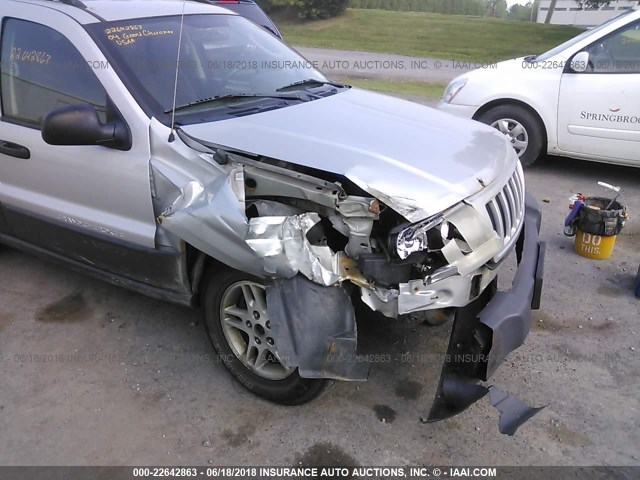 1J4GW48S24C302043 - 2004 JEEP GRAND CHEROKEE LAREDO/COLUMBIA/FREEDOM 银色 照片 6
