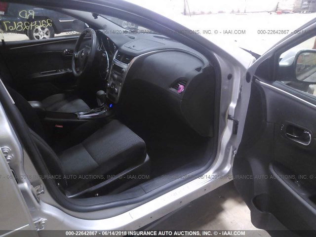 1G1ZC5E08CF200459 - 2012 CHEVROLET MALIBU 1LT ვერცხლისფერი ფოტო 5