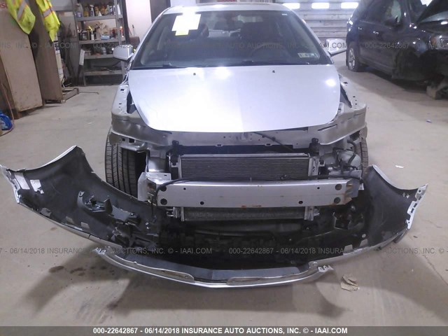 1G1ZC5E08CF200459 - 2012 CHEVROLET MALIBU 1LT ვერცხლისფერი ფოტო 6