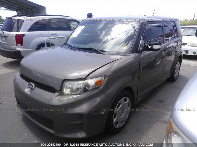 JTLZE4FE2B1131726 - 2011 TOYOTA SCION XB BROWN photo 2