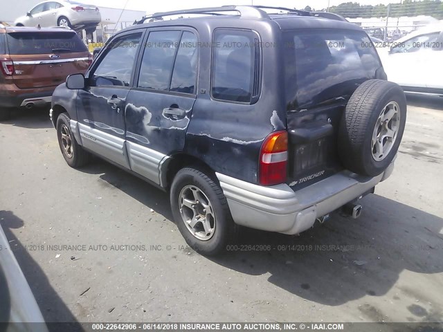 2CNBE634116947192 - 2001 CHEVROLET TRACKER LT BLACK photo 3