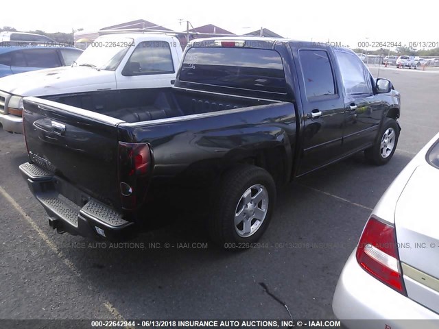 1GCDSCF90B8127595 - 2011 CHEVROLET COLORADO LT BLACK photo 4