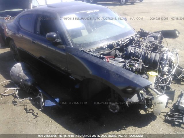 2B3LA73WX6H467631 - 2006 DODGE CHARGER SRT-8 BLACK photo 1