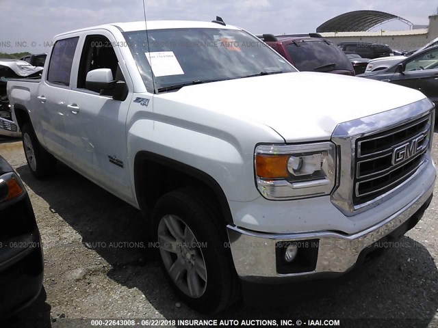 3GTU2UEC1FG311253 - 2015 GMC SIERRA K1500 SLE WHITE photo 1