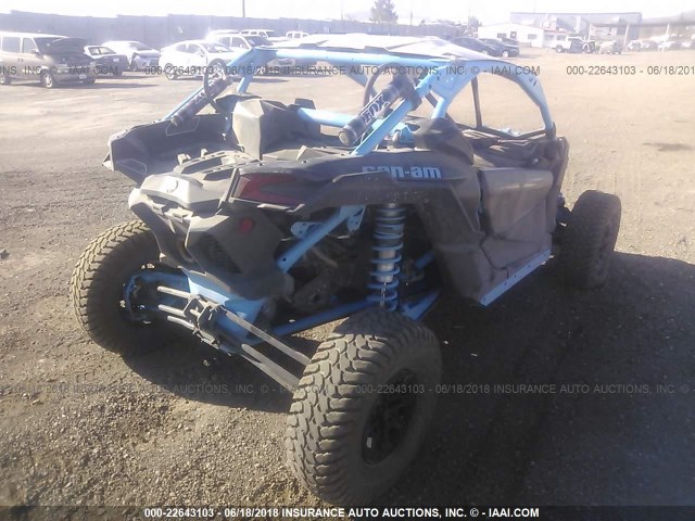 3JBVVAW4XJK000074 - 2018 CAN-AM MAVERICK X3 X RC TURBO R BLUE photo 4