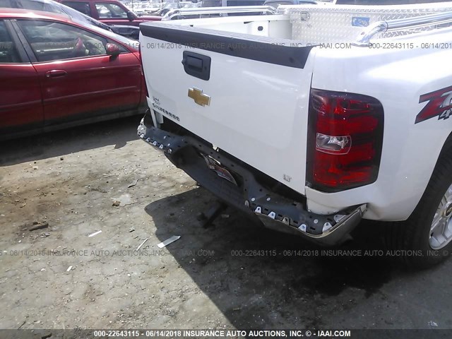 3GCPKSE73DG287846 - 2013 CHEVROLET SILVERADO K1500 LT WHITE photo 6