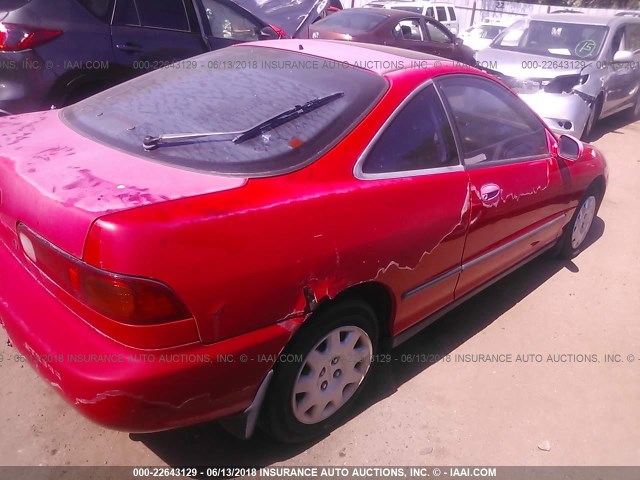 JH4DC4452RS045785 - 1994 ACURA INTEGRA LS RED photo 4
