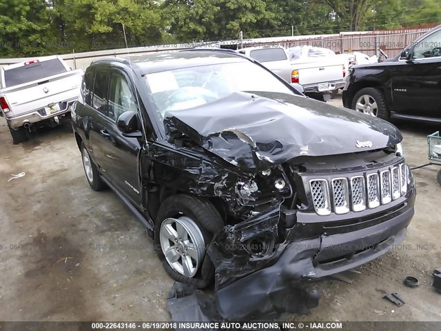1C4NJCEA5GD735324 - 2016 JEEP COMPASS LATITUDE 黑色 照片 1