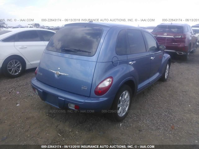 3A4FY58B77T578884 - 2007 CHRYSLER PT CRUISER TOURING BLUE photo 4