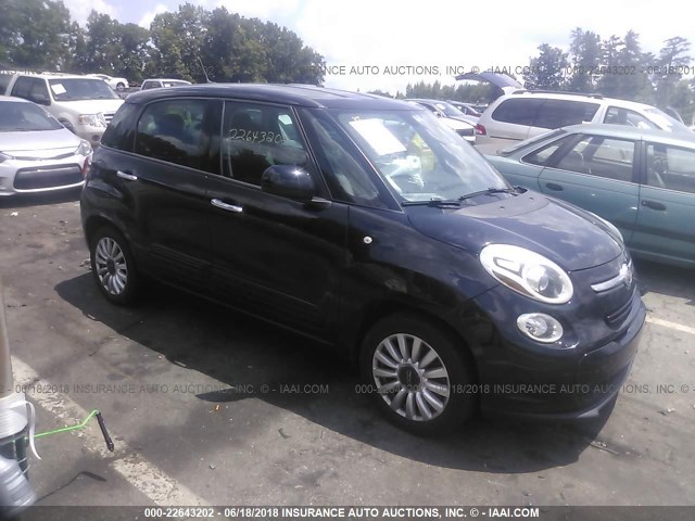 ZFBCFABHXEZ027314 - 2014 FIAT 500L EASY BLACK photo 1