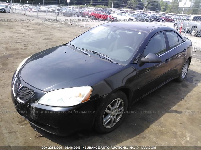 1G2ZG558564103645 - 2006 PONTIAC G6 SE1 BLACK photo 2