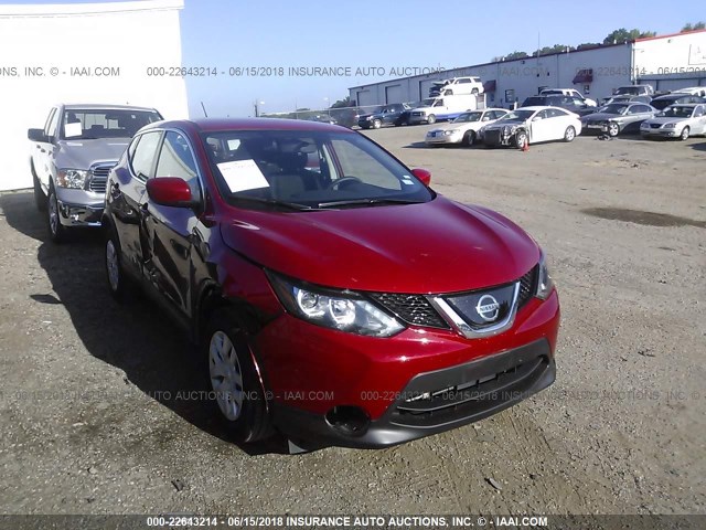 JN1BJ1CR1JW250466 - 2018 NISSAN ROGUE SPORT S/SV/SL RED photo 1