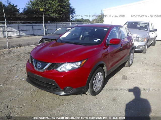 JN1BJ1CR1JW250466 - 2018 NISSAN ROGUE SPORT S/SV/SL RED photo 2