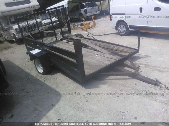 NCX1104423 - 2004 UTILITY TRAILER BLACK photo 1