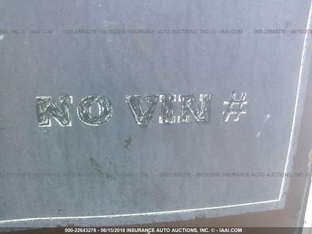 NCX1104423 - 2004 UTILITY TRAILER BLACK photo 9