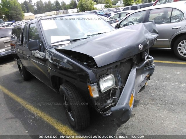 1N6SD16SXTC318963 - 1996 NISSAN TRUCK KING CAB SE/KING CAB XE BLACK photo 1