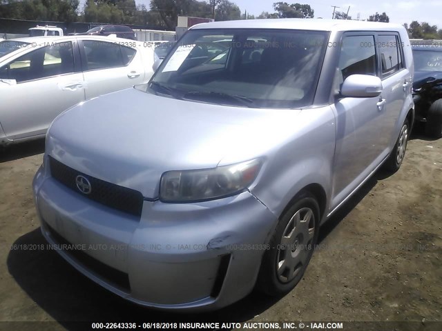 JTLZE4FE6A1114734 - 2010 TOYOTA SCION XB ვერცხლისფერი ფოტო 2