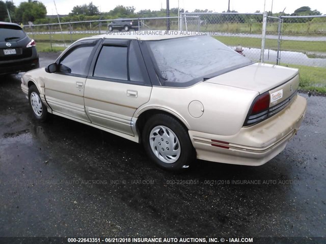 1G3WH52MXSD377821 - 1995 OLDSMOBILE CUTLASS SUPREME SL 金色 照片 3