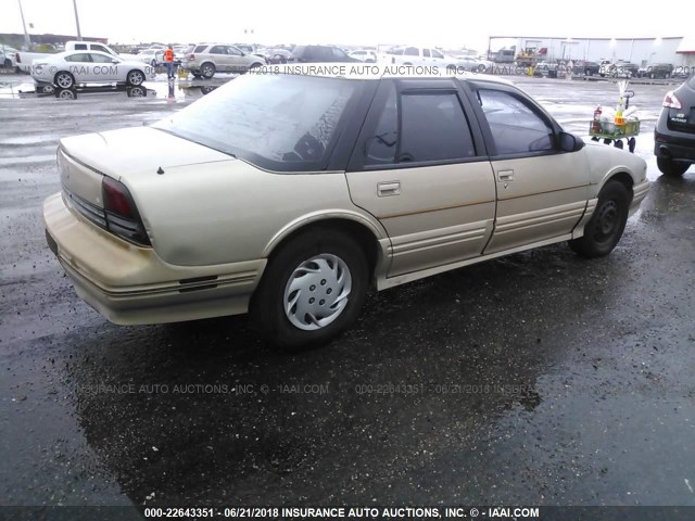 1G3WH52MXSD377821 - 1995 OLDSMOBILE CUTLASS SUPREME SL 金色 照片 4