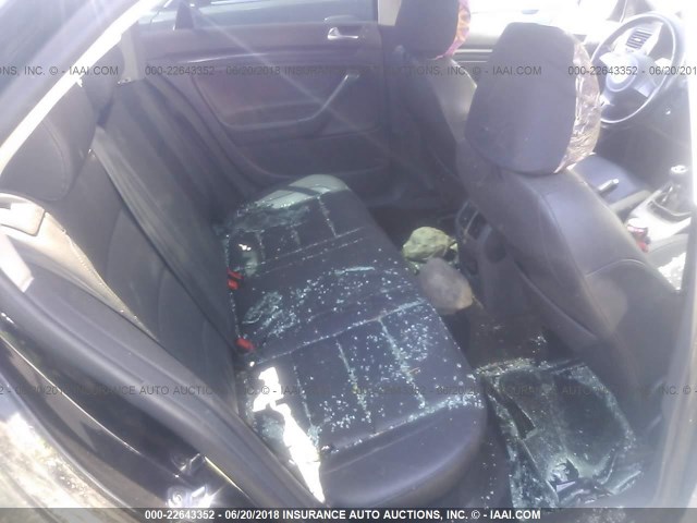 3VWRJ7AJ9AM073951 - 2010 VOLKSWAGEN JETTA WOLFSBURG 黑色 照片 8