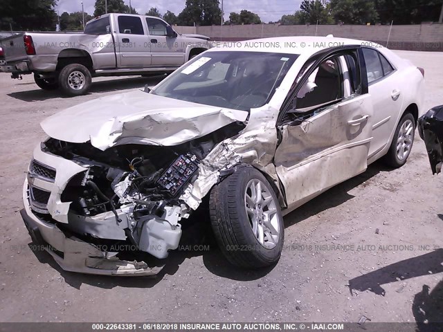 1G11D5SR3DF214557 - 2013 CHEVROLET MALIBU 1LT 白色 照片 2