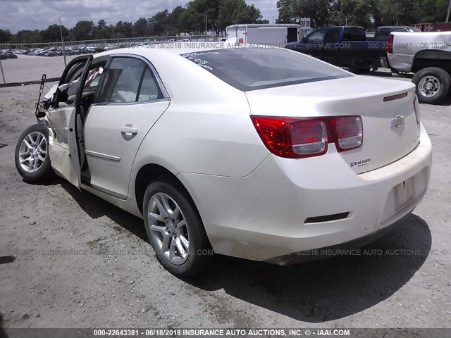 1G11D5SR3DF214557 - 2013 CHEVROLET MALIBU 1LT 白色 照片 3
