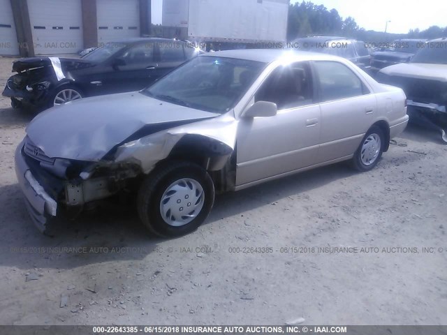 4T1BG22K2XU897528 - 1999 TOYOTA CAMRY CE/LE/XLE GOLD photo 2