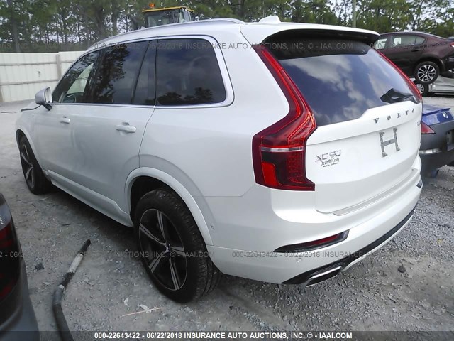 YV4BC0PM2H1113184 - 2017 VOLVO XC90 T8 WHITE photo 3