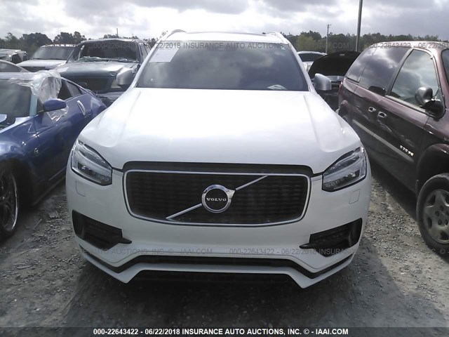 YV4BC0PM2H1113184 - 2017 VOLVO XC90 T8 WHITE photo 6