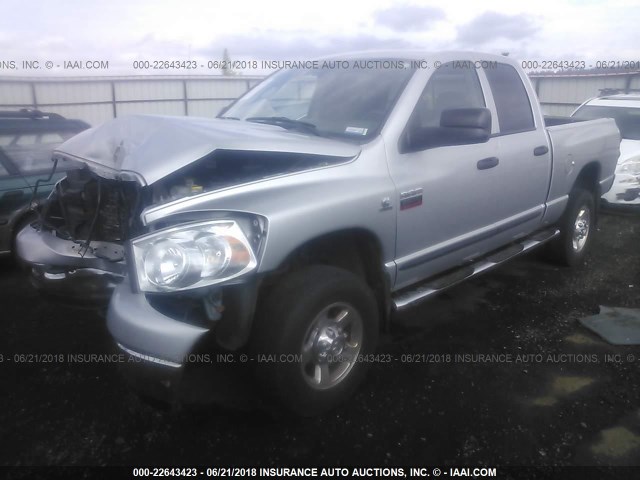 1D7KS28A27J597125 - 2007 DODGE RAM 2500 ST/SLT SILVER photo 2