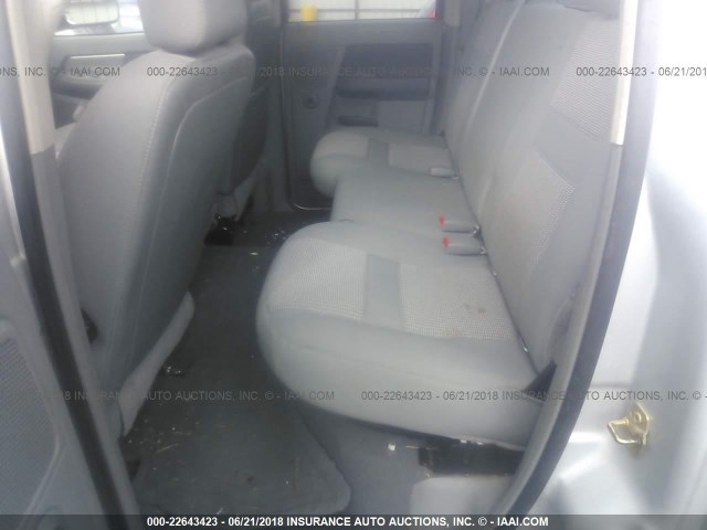 1D7KS28A27J597125 - 2007 DODGE RAM 2500 ST/SLT 银色 照片 8