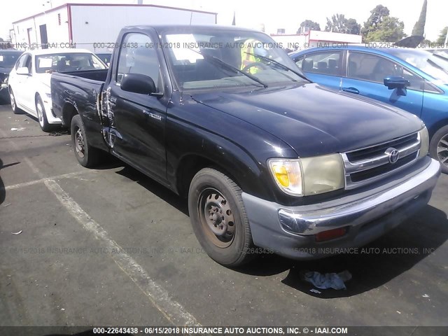 4TANL42N2XZ536351 - 1999 TOYOTA TACOMA BLACK photo 1